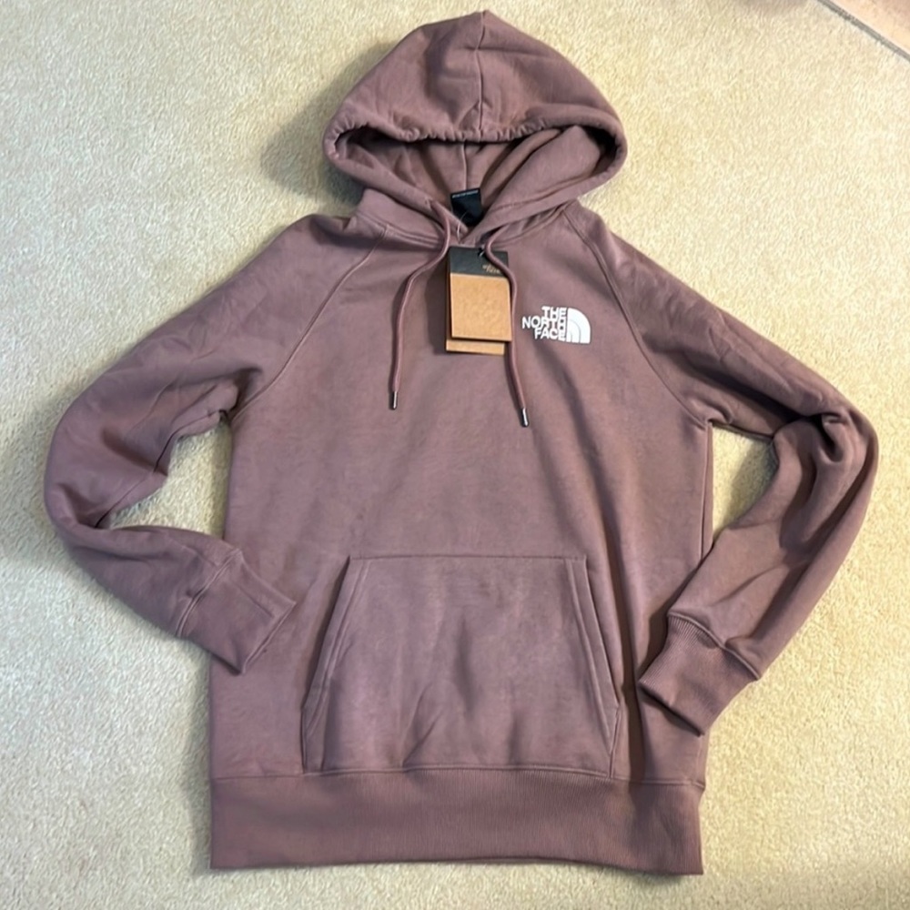 Light Plum The North Face “Never Stop Exploring” Hoodie, NWT; Womens SMALL